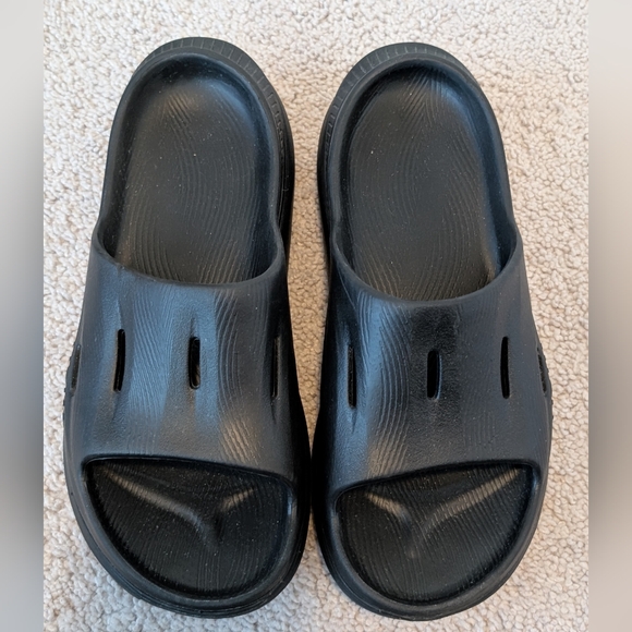Hoka Ora Recovery Slide 3 Black Men’s Size 7 Women's Size 9 Unisex Comfort - Picture 2 of 12